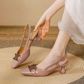 Einzigartige, elegante Feen-Sandalen mit hoher geschlossener Zehenpartie